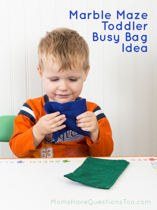 How to make a marble maze for a busy bag