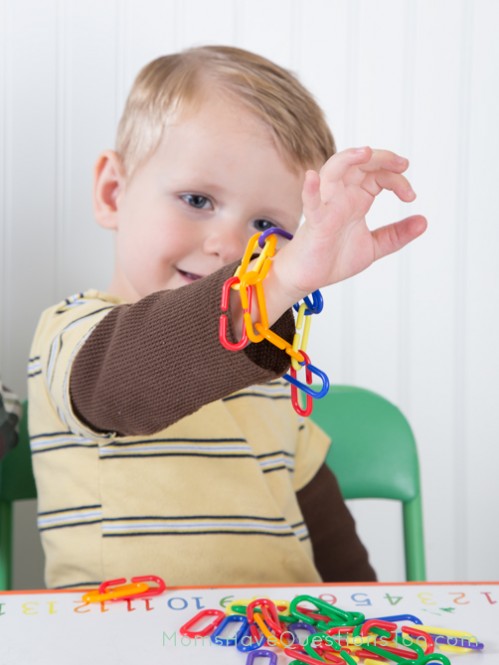 Math links bracelet - Moms Have Questions Too