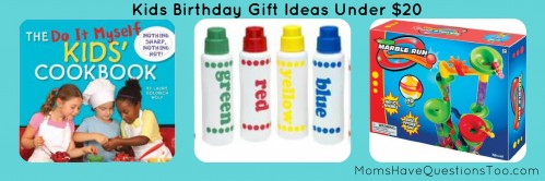 Over 100 unique and inexpensive birthday gift ideas for kids! Includes a free printable list to take with you as you shop!