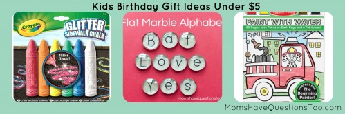 Over 100 unique and inexpensive birthday gift ideas for kids! Includes a free printable list to take with you as you shop!