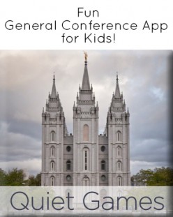 General Conference Quiet Games for Children