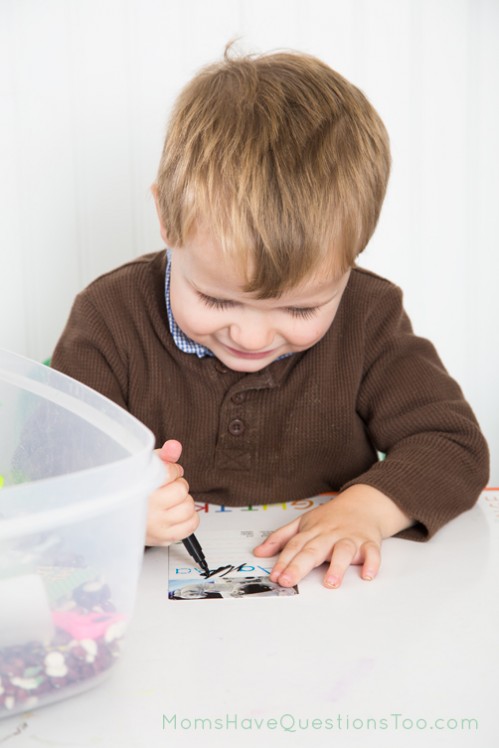 Games in an ABC Sensory Bin - Moms Have Questions Too